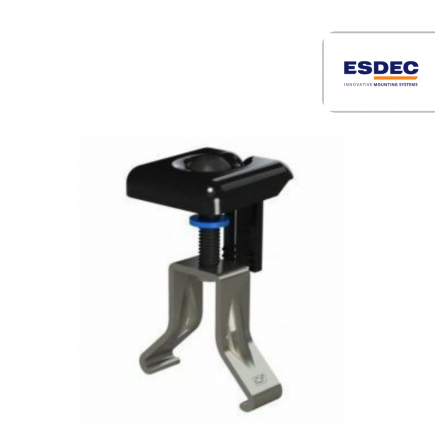 ESDEC - CLICKFIT EVO - ETRIER UNIVERSEL NOIR CADRE 30 À 50 MM