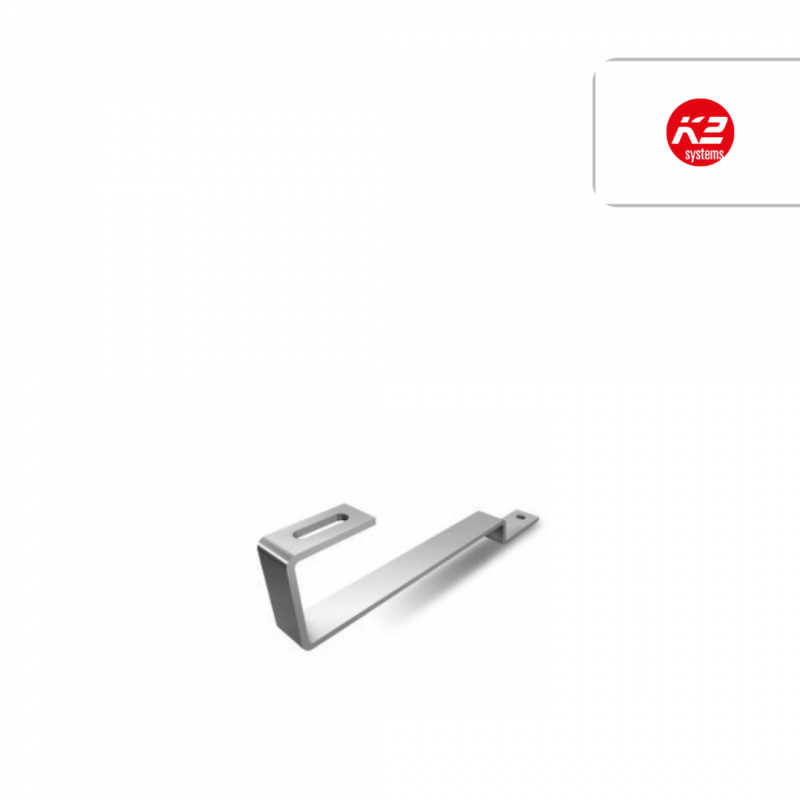 K2 SYSTEMS - Crochet de toit FlatTile H33/122 40x6 - 1000214 K2 SYSTEMS - Crochet de toit FlatTile H33/122 40x6 - 1000214